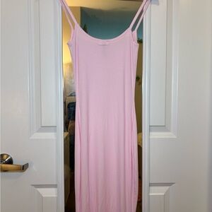SKIMS Light Pink Double Strap Dress